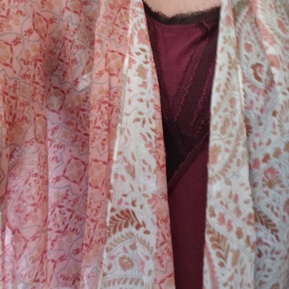 LAST 1 🎀 Blush Paisley & Moroccan Print Kimono - Picture 8 of 8